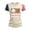 Beige(America 250 Flag), variant on Iaqnaocc We The People 4th Of July Womens Tops Summer Shirt Round Neck Vintage T Shirt Patriotic 250 anniversary usa flag Festival Short Sleeve T Shirts for Women Pink L