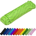 thumbnail image 1 of shiyou-Rope \u2013 150 Feet x 1/4 Inch (7mm) \u2013 Green Gray \u2013 Strong All-Purpose Utility Rope \u2013 Camping, Crafting, Flag Pole, Indoor & Outdoor \u2013 Polypropylene Nylon Poly Lightweight, 1 of 4