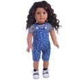 thumbnail image 1 of Doll Été Tenue Mode 2PCS Casual Mignon Poupée Vêtements Kit Poupée Dressing Ensemble, 1 of 10