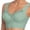 Green, variant on Women's Seamless Powerful Push Up Wireless Bra Lift Full-Figure Posture Correcting Bra Ice Silk Anti Sagging Bra