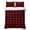 Red, variant on King Quilt Set 96''x106'', Red Pink Striped Lightweight Summer Bedspread Coverlet Set with 2 Pillow Shams, Farmhouse Stripes Simple Art Breathable All Season Quilt Bedding for Bedroom/Guest Room