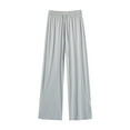 thumbnail image 3 of SIYUDAN Women Pants Woman Pants Casual Grey Adult Pants Women Loose Womens Pants Wide Leg Pants Summer Pants, 3 of 4