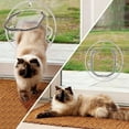 thumbnail image 5 of Hongchun Fashion Pet Dog Window/4 Way Door Cat Small Dog Lockable Clear Round Door Screen Window/Sliding Glass Door/Glass Window, 5 of 5