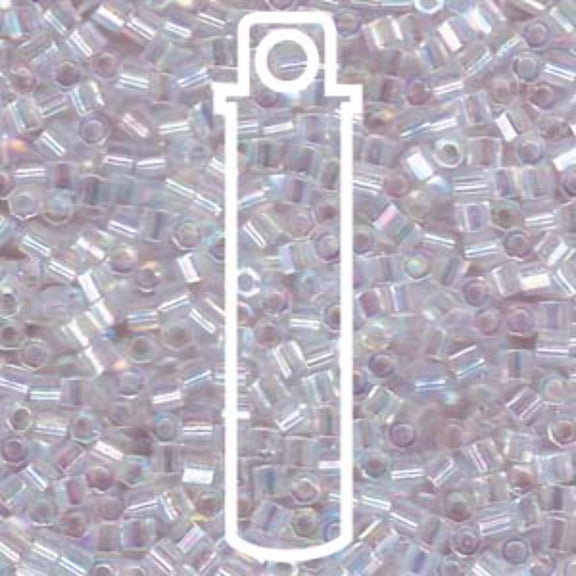 Hex Crystal AB Miyuki Delica Beads 8/0 DBLC-0051-TB