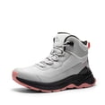 thumbnail image 1 of Botas de senderismo NORTIV 8 SNHB241W para mujer, talla 7.5, gris y rosa, 1 of 9