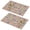Pioneer Flower Floral-2, variant on Placemat, Pioneer Flower Floral Print Pattern Place Mats Table Mat Set Of 2, PVC Washable Placemats for Party Kitchen Dining Decoration, 18x12 Inch, Fade Resistant