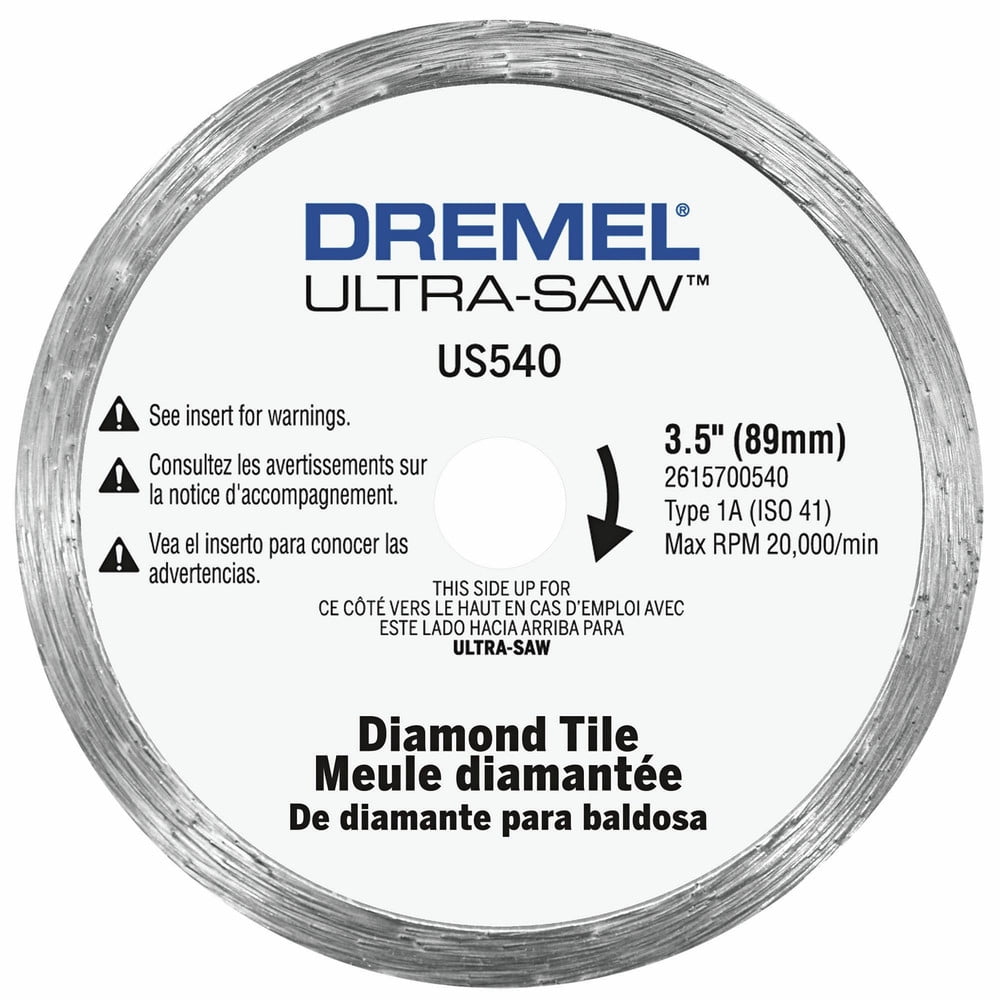 Dremel US700 Ultra-Saw Cutting Kit for Wood, Plastic, Metal, Tile, Laminates, and Cement Board, 6 Pieces