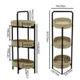 thumbnail image 6 of Space-Saving 3-Tier Organizer Shelf with Paper Rope Trays - Kitchen Counter & Bedroom Storage Solution (Eco-Friendly Woven), 6 of 8