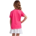 thumbnail image 4 of Girls' Rash Guard Shirt - 2 Pack UPF 50+ Short Sleeve Quick Dry Swim Shirt (Size: 4-16), 4 of 7