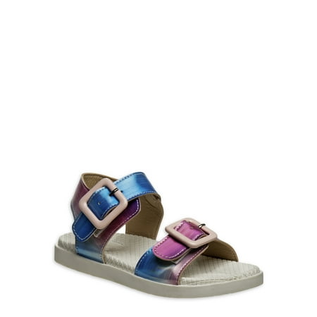 

Badgley Mischka Girls Multi Metallic Strappy Sandal (Toddler Girls)