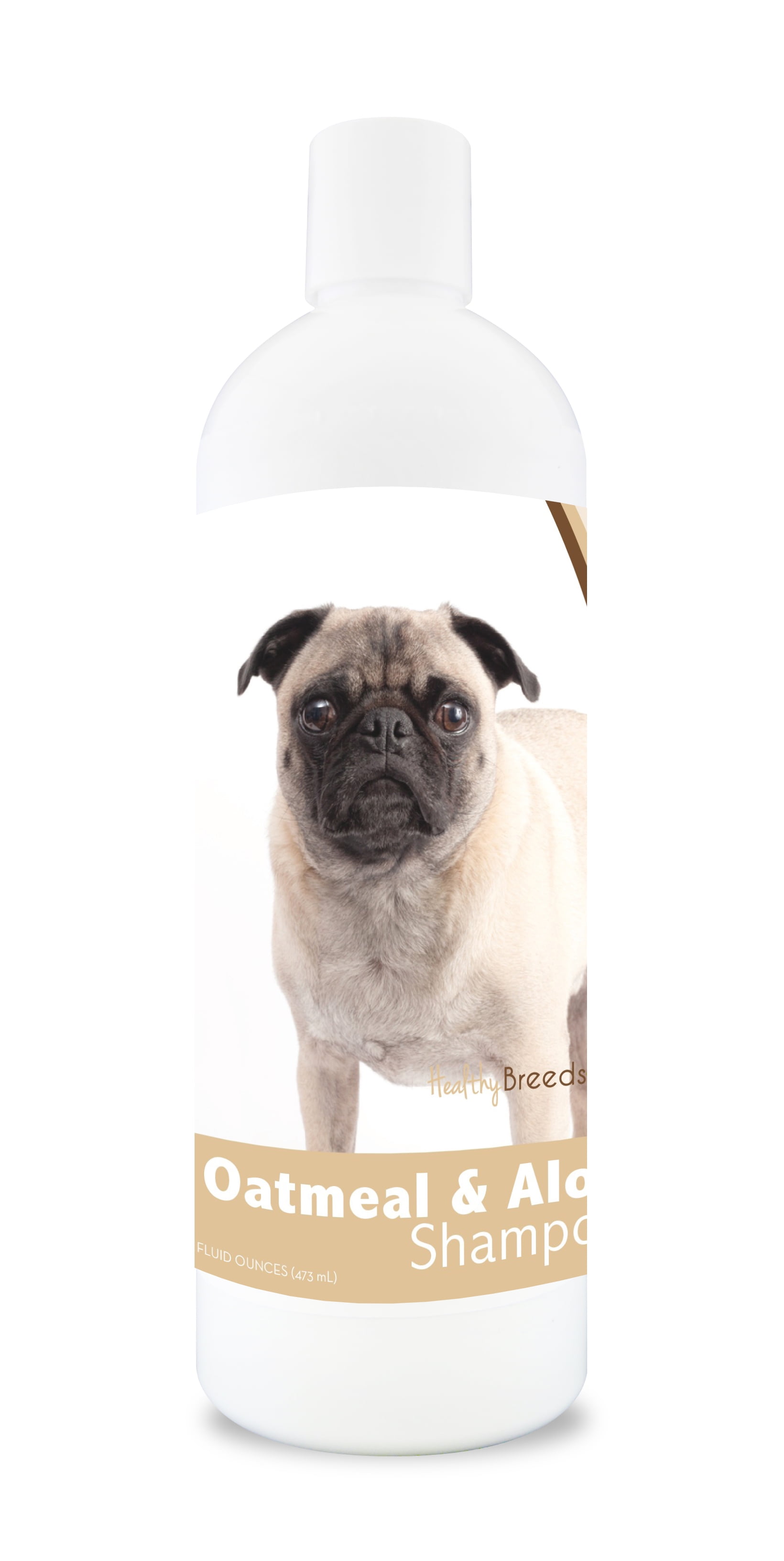 Healthy Breeds Pug Oatmeal Dog Shampoo with Aloe 16 oz