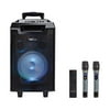 VeGue Wireless Karaoke Machine, Portable PA System Bluetooth Speaker with 8'' Subwoofer, Wireless Singing Machine for Home Karaoke, Party, Meeting, Outdoor/Indoor Activities