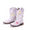 LIGHT PURPLE, variant on DREAM PAIRS Girls' Mid-Calf Cowboy Boots, Western Riding Boots for Toddler/Little Kid/Big Kid