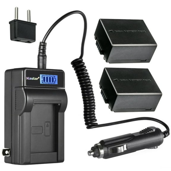 Kastar 2-Pack DMW-BLB13 Battery and LCD AC Charger Compatible with Panasonic DMW-BLB13E DMW-BLB13GK DMW-BLB13PP Lumix DMC-G1 DMC-G1A DMC-G1R DMC-G1WEG DMC-G1WEG-R DMC-G1K DMC-G1K-K DMC-G1KEG-K DMC-G1W