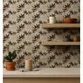 thumbnail image 4 of S4Sassy Peel & Stick Vinyl Wallpaper, Abstract Leaf Wallpaper Contact Paper Waterproof - Beige, 25"X 120", Removable Wall Covering For Home Decor In Bedrooms, Renter Spaces, Cabinets, 4 of 9