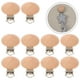 thumbnail image 4 of ColoMX 10 Uds. Clips de madera para chupete infantil, Clips para chupete para la dentición, Clips de forma redonda para bebé (35mm), 4 of 7