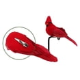 thumbnail image 4 of Chicmine Mini Fake Birds Artificial Feather Foam Red Velvet Bird Christmas Ornament  Miniature Gardening Fake Bird Xmas Tree Decoraation for Garden Branches Wedding Party Decoration, 4 of 12
