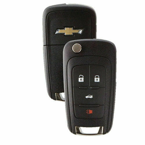 SCITOO 1PC 5 Buttons Keyless Entry Remote Flip Key Fob Case Shell Fit for Buick Encore Allure LaCrosse Regal for Chevrolet Camaro Cruze Limited Equinox Sonic for GMC Terrain OHT01060512 5461A-01060512