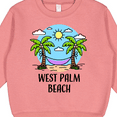 thumbnail image 3 of Inktastic Summer Vacation in West Palm Beach Toddler Sweatshirt, 3 of 4