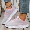 thumbnail image 2 of Sopiago Womens Tennis Shoes Women Casual Shoes Ultra Lightweight Sneakers Athletic Walking Shoe Fashion Shoes Pink,38, 2 of 5