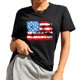 thumbnail image 2 of Camiseta Camiseta extragrande de manga corta con estampado del Día de la Independencia Cgtredaw Para estrenar, 2 of 7
