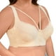 thumbnail image 1 of Brasier sin Varillas Mujer Cómoda y Transparente Correa de Hombro, sin Cordones, sin Respaldo, sin Esponja y con Correas de Hombro convertibles. Extra Grande, 1 of 6