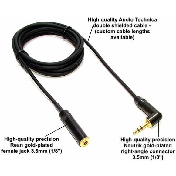 Cable de Extensión de Audio Sound Professionals 3.5mm 183 cm