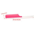 thumbnail image 3 of Tail Comb Plastic Portable Different Colors New-style Bright Exquisite Appearance Easy Installment Long Service Life Hair Picks Rose Red, 3 of 7