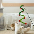 thumbnail image 6 of Qholemyo Extra Long Plush Strips Quiet Cute Cats Teasing Sticks Kitty Christmas Toys Pet Supplies Caterpillars Plush Balls Christmas Decor Christmas Decorations, 6 of 6