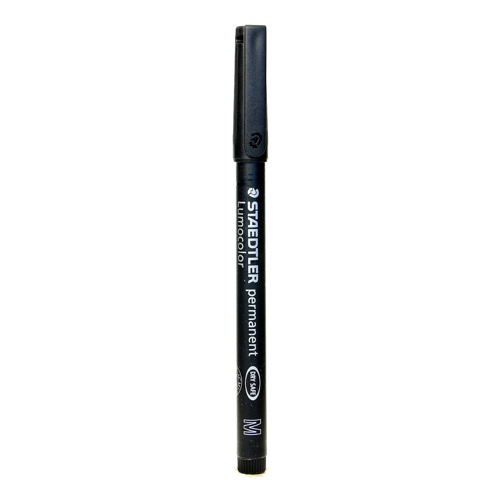 Staedtler Lumocolor Permanent Markers Fine Point Black 10/Pack (55580-PK10)