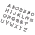thumbnail image 4 of 52pcs Rhinestone Charms Alloy Alphabet 8MM A-Z Alphabet Letters Pendants, 4 of 7