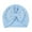 Light Blue, variant on Zwiiyzr Solid Large Turban Hat Cap Beanie Bonnet with Big Hair Bow Baby Hats Knot Headwraps Turbans for Newborn Baby Girls Toddlers Infants Kids Black