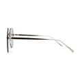 thumbnail image 4 of Womens Luxury Metal Rim Geometric Chic Fashion Sunglasses Silver Mirror, 4 of 4