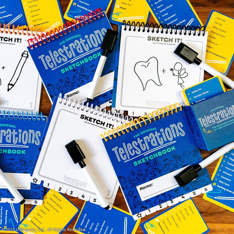 Telestrations 6-Player 2nd Edition Party Game by USAopoly photo 3