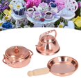 thumbnail image 4 of Doll House Pot Set, Small Doll House Accessory 3Pcs Simulation  For Doll House Decoration For Doll Accessory, 4 of 8