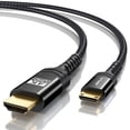 thumbnail image 1 of Cable HDMI JSAUX Mini HDMI a HDMI 2.0 4K 60 Hz 1,8 m de aluminio, 1 of 7