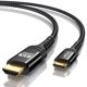 thumbnail image 1 of Cable HDMI JSAUX Mini HDMI a HDMI 2.0 4K 60 Hz 15 pies negro, 1 of 7