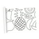 thumbnail image 4 of Rollo de papel adhesivo para colorear, pósteres artísticos, regalo de cumpleaños, bricolaje, papel de grafiti de 30 x 300 cm fruta y verdura, 4 of 9
