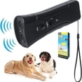 thumbnail image 1 of Accesorios de entrenamiento para perros, repelente ultrasónico de perros de doble cabeza, portátil, multifuncional, entrenamiento de perros con doble bocina para Anima, 1 of 5