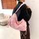 thumbnail image 5 of Bolso de mochila para mujer, bolso de celosía acolchado elegante, bolso de mano con cordón Retro, 5 of 7