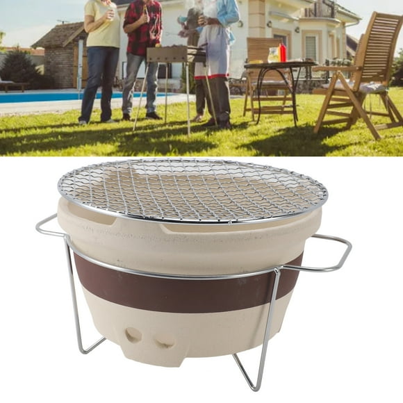 Old Clay Stove, Clay Charcoal Stove Stainless Steel Grill Net for Tea Houses