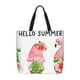 thumbnail image 1 of Easygdp Hello Summer Gnome Bolsa Tote para Mujer, Bolso de Hombro para Trabajo, Playa, Viajes, Compras y Supermercado, 1 of 7