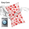 thumbnail image 2 of Valentines Day Pillow Covers 12X20 Inch Set of 2 for Valentines Decor, Pink Red Love Heart Throw PillowsValentine's Day Decorative Pillow Case Lumbar Cushion Covers for Home Sofa Couch Outdoor, 2 of 5