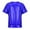 Royal Blue, variant on YONGHS Kids Girls Shiny Metallic T-Shirts Short Sleeve Dance Tops 2-18 Hot Pink 11-12