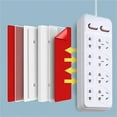 thumbnail image 4 of Dadatutu 16Pcs Adhesive Punch-Free Socket Holder, Self-Adhesive Desktop Socket Fixer, Power Strip Holder, 4 of 5