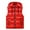 Red, variant on IROINNID Men's Sleeveless Solid Color Casual Couple Autumn And Winter Shiny Coat Cotton Waistcoat Warm Vest