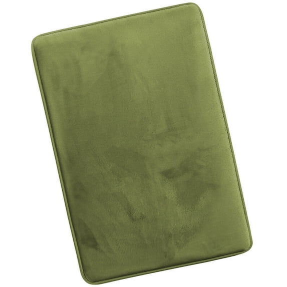 Soft Memory Foam Bath Mat Luxurious Absorbent Non Slip Bathroom Shower Rug 20" x 32" Sage Green
