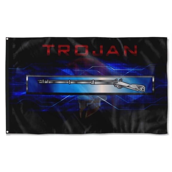 Cayyon Trojan Expert Infantryman Badge Flag 3x5Feet Military Banner with 2 Brass Grommets