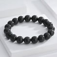 thumbnail image 3 of 6mm/8mm Shungite Bracelet, Shungite Gemstone Beads,Radiation EMF Protection USA, 3 of 10