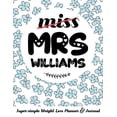 thumbnail image 1 of Miss Mrs Williams Super-Simple Weight Loss Planner & Journal: Food Log Journal with Diet Diary and Weight Loss Tracker Worksheets, 1 of 1